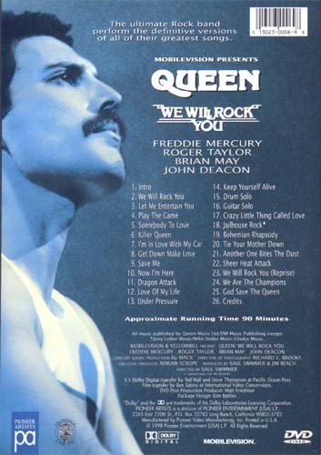 We Will Rock You - DVD
