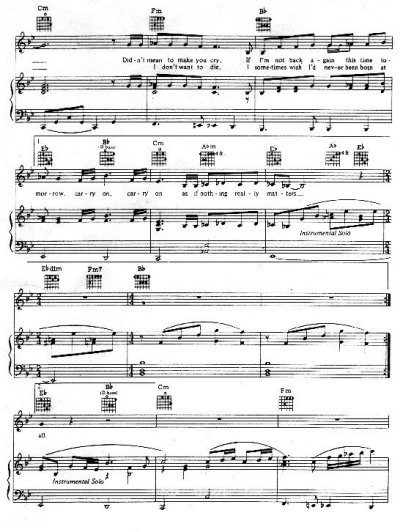 Partitura de la Rapsodia Bohemia