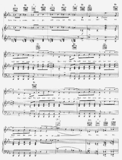 Partitura de la Rapsodia Bohemia